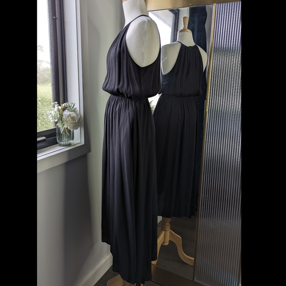 Witchery | black midi dress | size 8 - Picture 3 of 8